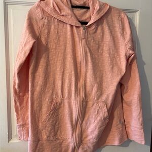 Eddie Bauer Light coral zip up Hooded Jacket